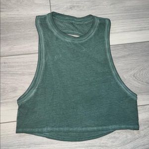 lululemon cut back crop tank